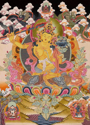 Manjushree Thangka | Wall Decoration Painting