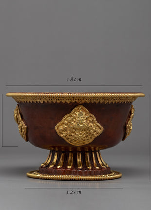 Buddhist Offering Bowl | Himalyan Art