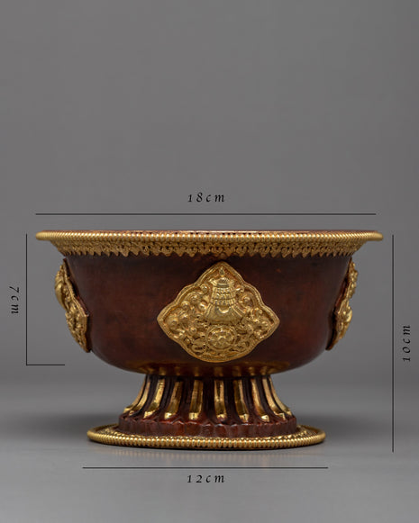Buddhist Offering Bowl | Himalyan Art