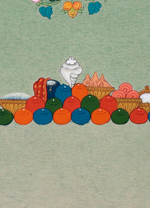 Medicine Buddha Thangka | The Healer For all Beings | Buddhist Deity