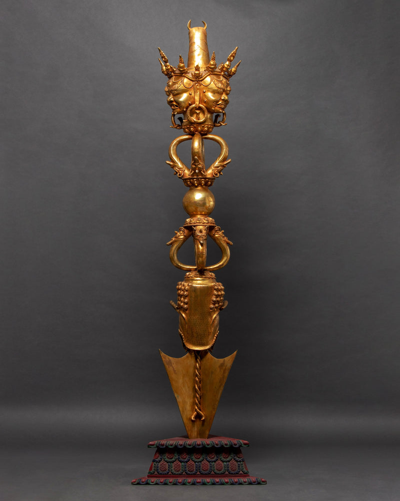 Large Buddhist Phurba | Tibetan Dagger