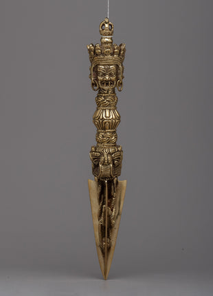 Handmade Brass Phurba 