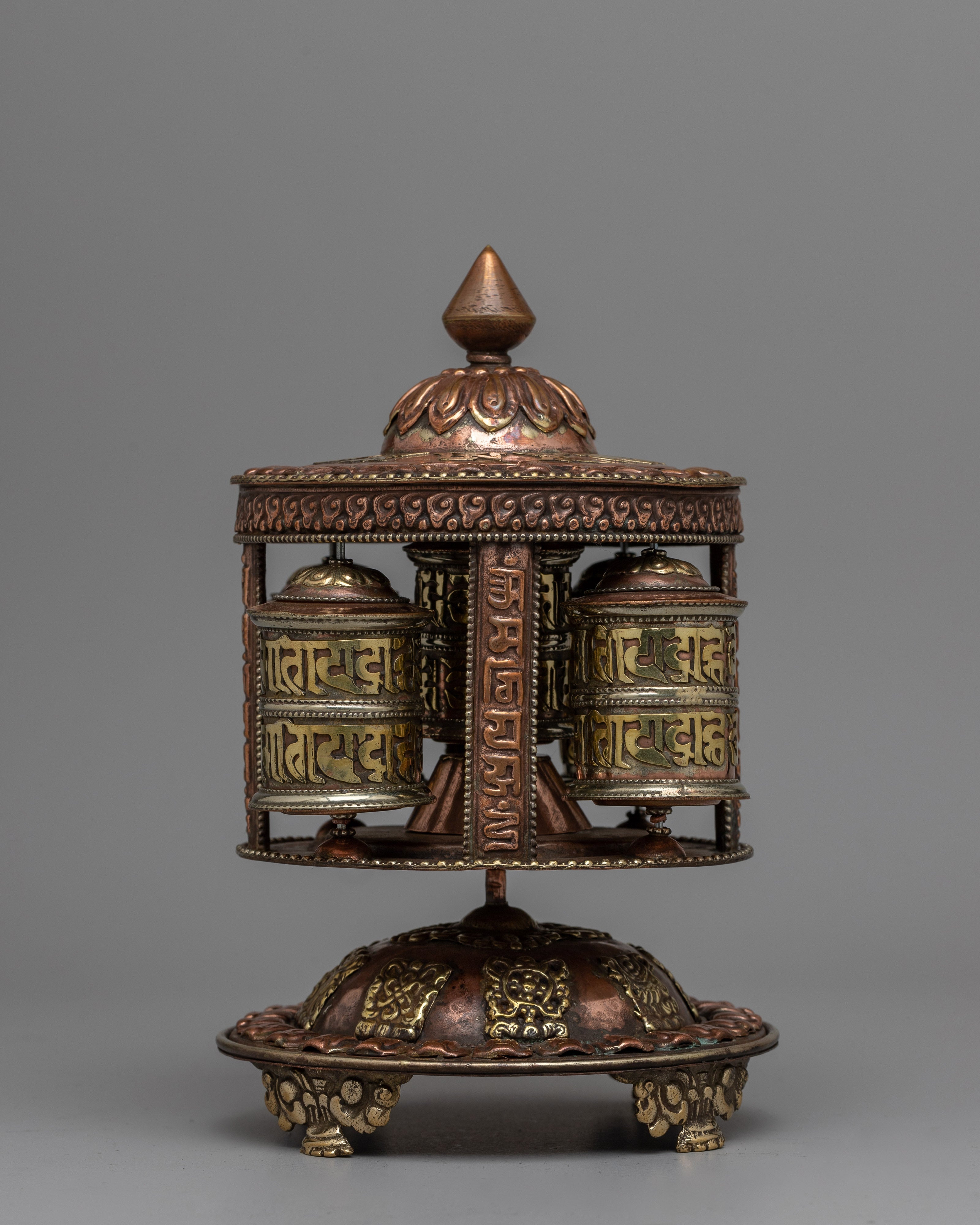 Copper Buddhist Prayer Wheel