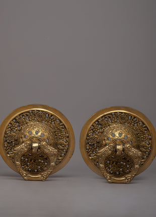 Round Brass Door Knocker