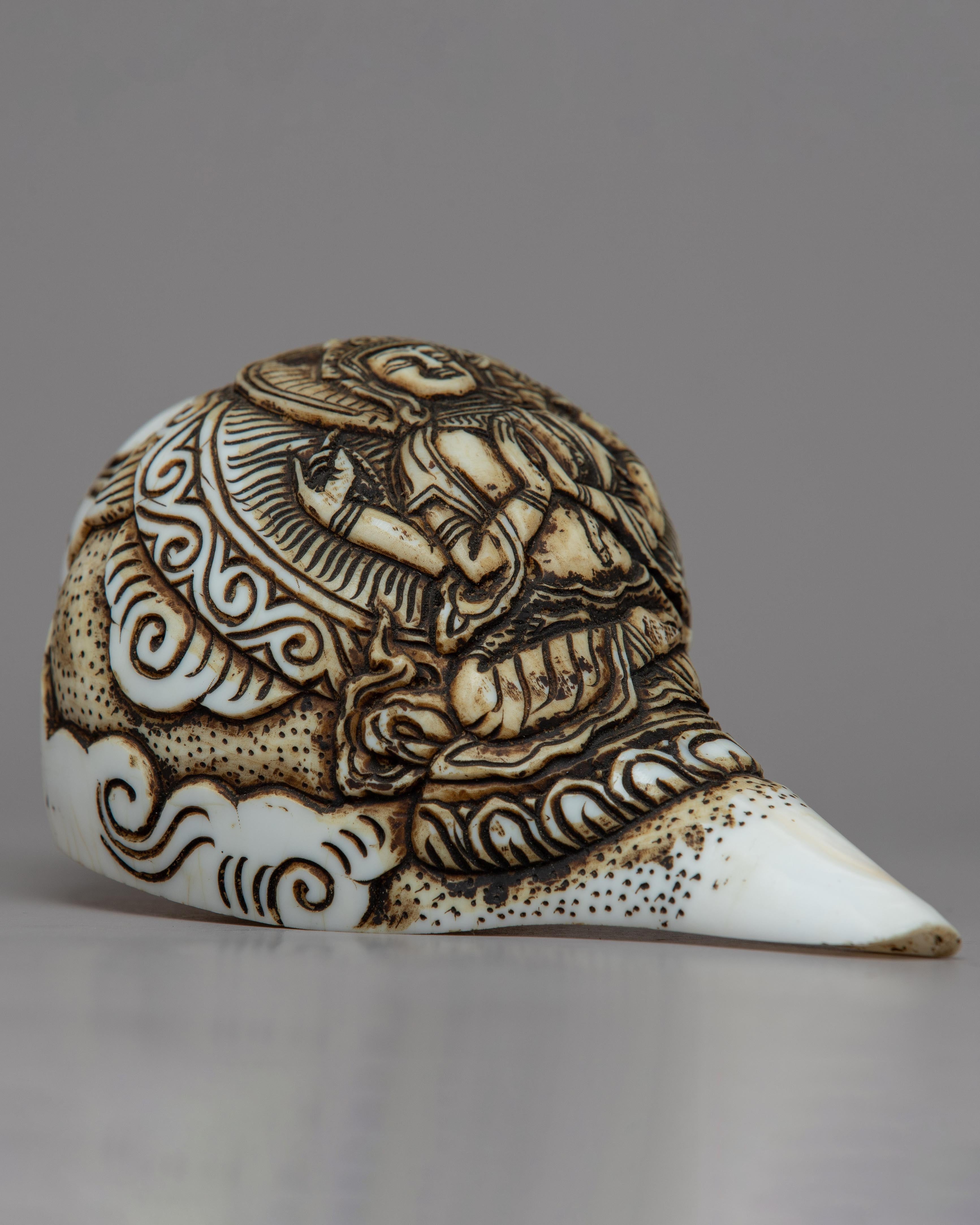 Chenresig Conch Shell | Invoke Divine Mercy and Healing