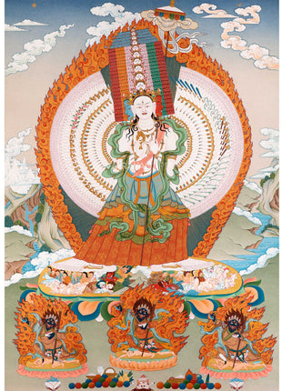 Sitatapatra White Umbrella Tara Thangka