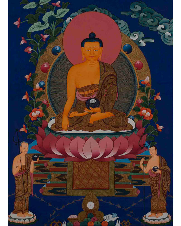 Shakyamuni Buddha Thangka | Buddhist Religious Painting