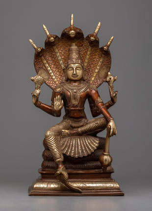Brass Vishnu Statue