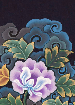 Kubera Thangka | Dzambhala With Mongoose | Original Handpainted Decor